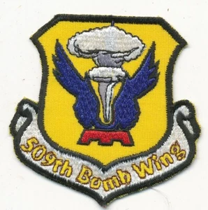509th Bomb Wing Patch old cut edge 1980s color patch US Air Force USAF - Bild 1 von 2