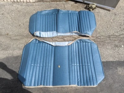 Pontiac GTO/Lemans 1970 nuevas cubiertas de asiento trasero tapicería azul cupé  Foto 1 de 4
