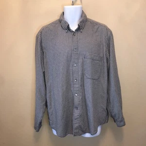 Levi's langärmliges schwarz-weiß kariertes Herrenhemd mit großer Knopfleiste - Bild 1 von 9