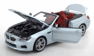BMW M6 F12 CONVERTIBLE SILVERSTONE II 2012 PLATA PARAGON 80432253656 1/18 - Imagen 1 de 4