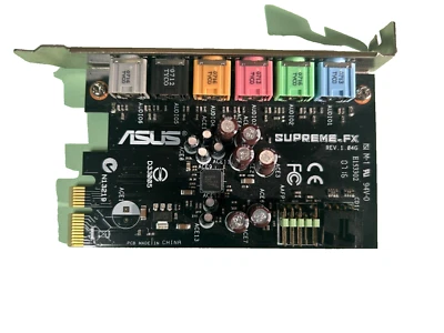 ASUS SUPREME FX Rev 1.04G  7.1 Channel Internal Sound Card - Image 1 of 3
