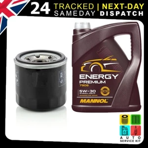 SERVICE KIT FOR  MAZDA 2 3 6 CX-3 CX-30 CX-5 CX-8 MX-5  5W-30 OIL & FILTER - Picture 1 of 4