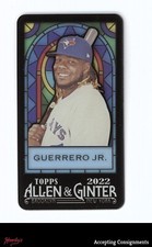 2022 Topps Allen & Ginter Mini Stained Glass #363 Vladimir Guerrero Jr. EXT /25*