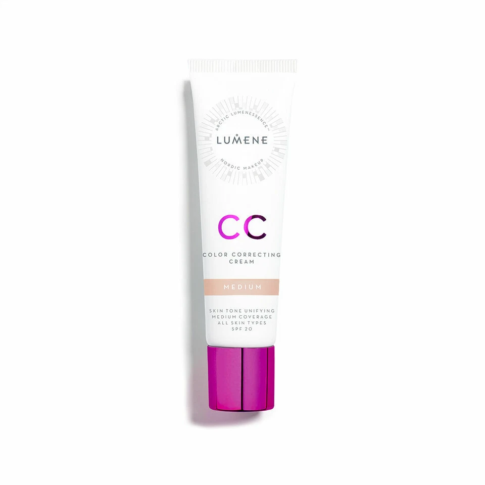 NEW Lumene CC Cream 6 in 1 Medium Coverage for all Skin Types SPF 20 - 6 Shades - Image 1 of 1