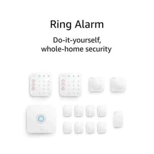 New Ring Alarm 14 Piece Kit 2nd Generation Home Security System - White - Picture 1 of 10