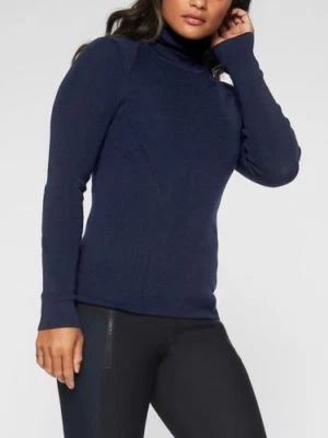 Suéter de cuello alto Athleta Futures, talla XS, azul marino, nuevo con etiquetas Foto 1 de 4