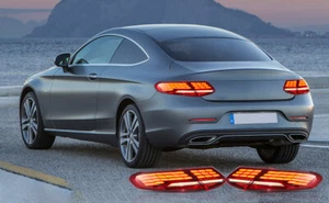 VLAND Tail Lights Fit For Mercedes-Benz C-Class 2-Door 2016-2021 Models Full LED - Picture 1 of 15