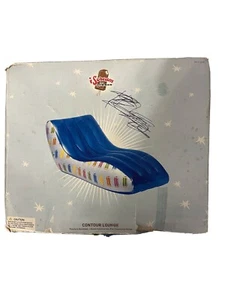 Aufblasbarer Vintage Contour Lounge Schwimmen Sommer Poolschwimmer Neu offene Box - Bild 1 von 12