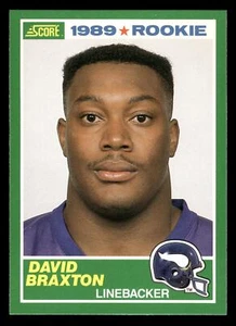 Puntuación #256 1989 David Braxton casi nuevo o mejor - Imagen 1 de 2