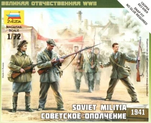 Zvezda 1:72 Soviet Militia -1941 - Art Of Tactic - Picture 1 of 2