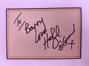 Carta firmata Hazel O'Connor originale autentica dalla collezione di Barry M - Foto 1 di 14