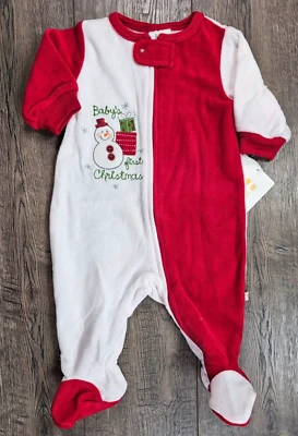 Bebé Niña Niño Ropa Nuevo Absorba Navidad 3 Meses Vellón Patas Conjunto Foto 1 de 3