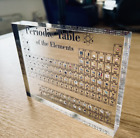 Learning Periodic Table of Elements A Clear Acrylic Display Block Ornaments Gift