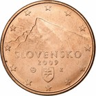 [#1250687] Slowakei, 5 Euro Cent, Kriváň, 2009, golden, VZ, Copper Plated Steel