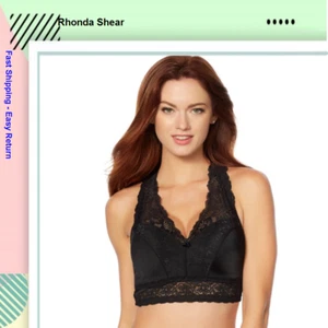 Rhonda Shear Lace Bra Removable Pads in Black , Medium (581094) - Picture 1 of 2