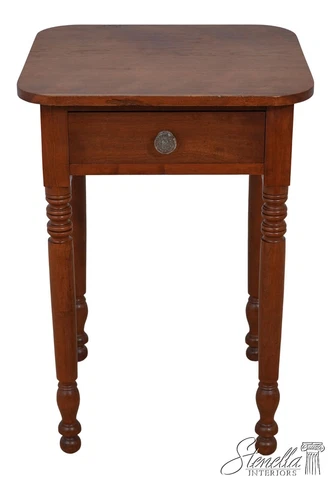 F60090EC: Antique American 1 Drawer Work Table Stand Cover
