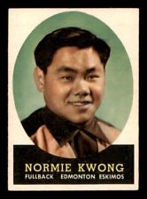 Normie Kwong Eskimos CFL Topps 1958 Vintage Rookie Card #67