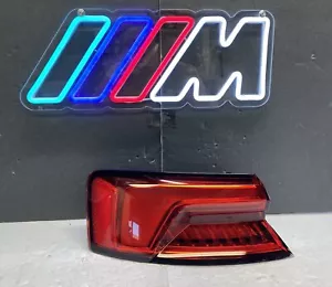 2018 2019 2020 AUDI A5 RS5 S5 Left Outer Tail Light OEM 8W6945091E - Picture 1 of 12