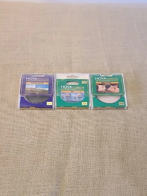 3 x 72mm Hoya Filters (Cir-Polarizing, UV, Skylight) - Image 1 of 4