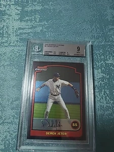 Beckett 9 Derek Jeter Chrome - Picture 1 of 5