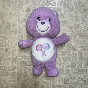 Care Bears Share Bear Plüschtier lila 8 Zoll 2002 TCFC Stofftier Spielzeug - Bild 1 von 5