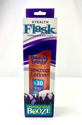 Frasco Stealth 8 oz - Botella de protector solar de contrabandea tu bebida 10 oz con embudo NUEVO Foto 1 de 4