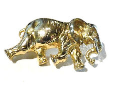 Bijou intemporel alliage doré broche éléphant brooch