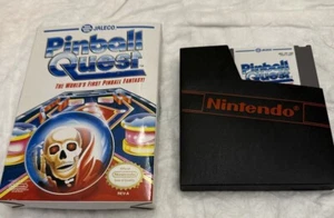 Pinball Quest (Nintendo NES) With Box & NO Manual Tested Works - Picture 1 of 6