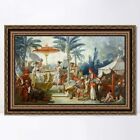 Framed Canvas Giclee Print Feast of the Chinese Emperor by Francois Boucher