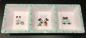¡NUEVO! Plato bandeja de bocadillos para golosinas de Mickey y Minnie Mouse de la tienda Disney ~ Disney come - Imagen 1 de 11