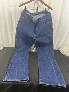 Wrangler FR Flame Resistant Blue Jeans 38X34  - Picture 1 of 5