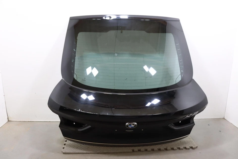 BMW X6 F16 2015-2019 puerta levadiza trasera cubierta maletero panel carcasa fabricante original negro_668 Foto 1 de 4