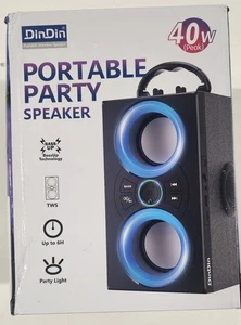 Bluetooth 40W (Peak) Wireless Party Lautsprecher mit TWS Beat Driven Lights NEU - Bild 1 von 4
