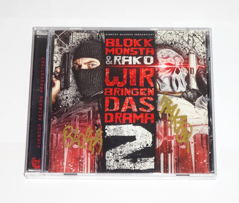 Blokkmonsta & Rako – Wir Bringen Das Drama 2 "signiert" Hirntot, Schwartz - Bild 1 von 1