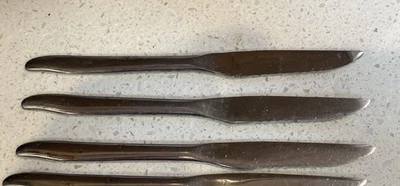 5 piezas. Mar-Crest Atomic MCM "CITA: Cuchillos para carne de acero inoxidable con patrón Foto 1 de 4