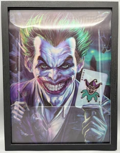 3D-Bild/Effekt-Flip-Batman-Joker-Flip Comicfigur-30x40cm-mit Rahmen - Bild 1 von 11