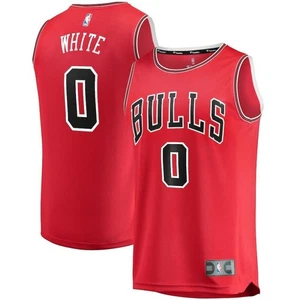 Coby White Chicago Bulls Fanatics fast Break Replica Jersey Red - Icon Edition S - Picture 1 of 1