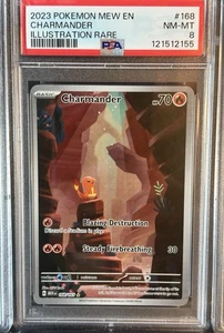 Charmander #168 Pokemon Scarlet & Violet 151 PSA 8 - Picture 1 of 2