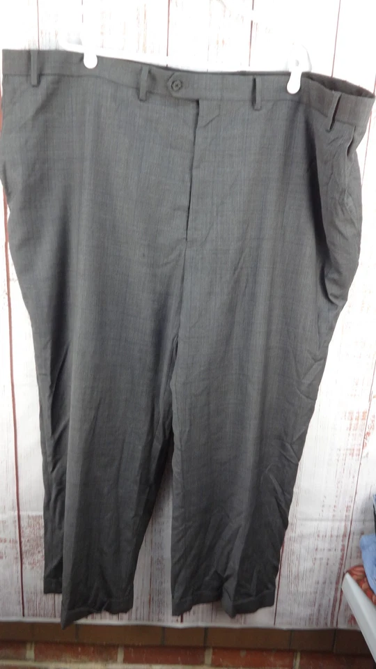 Pantalones de vestir Lauren by Ralph Lauren para hombre 56R gris 100 % lana grandes y altos Foto 1 de 4