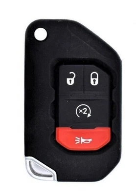 OEM Unlocked Jeep 68292944 Keyless Remote Smart Flip Key Fob OHT1130261 - Image 1 of 4