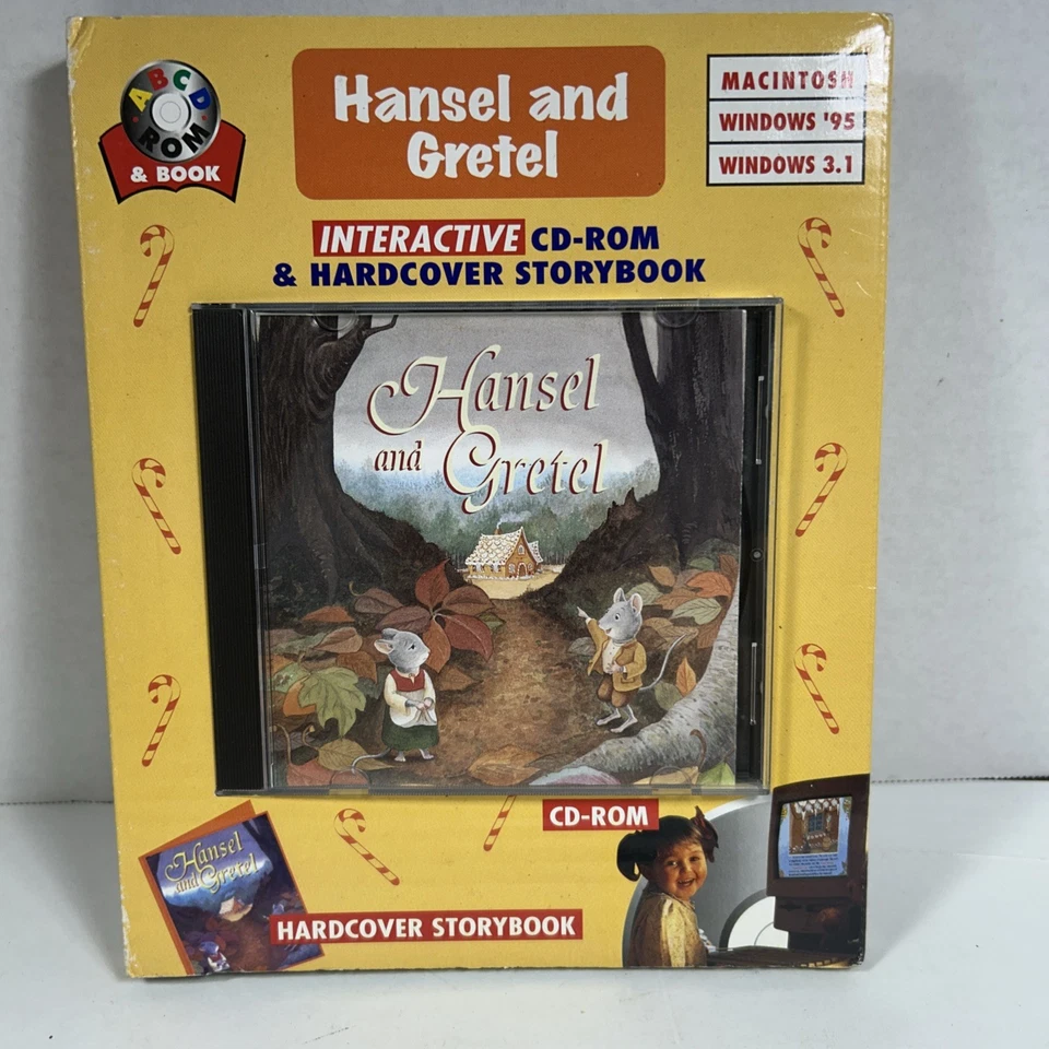 Hansel And Gretel Interactive CD-ROM & Hardcover Storybook - Image 1 of 4