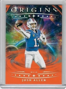 2025 Origins Football JOSH ALLEN Orange Parallel /149 #38 Buffalo Bills - Picture 1 of 2