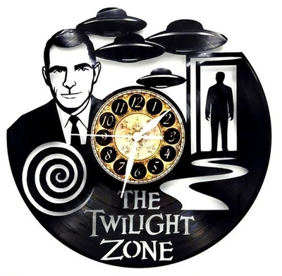THE TWILIGHT ZONE - vinyl record clock - FREE SHIPPING! - Image 1 of 2
