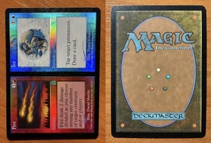 MTG GAME 1x FIRE ICE - FOIL ENGLISH APOCALYPSE - EXCELLENT CONDITION - Imagen 1 de 1