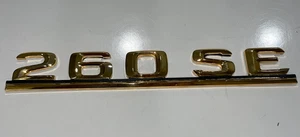 Mercedes-Benz Rear Lid Model Badge - 126-817-14-15 - For MBZ 260SE 1985 - 1989 - Foto 1 di 8