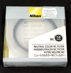 Nikon 58mm Neutral Color NC Filter - Mint in Box! - Picture 1 of 2