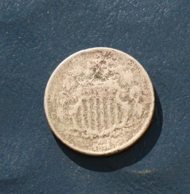 1872 SHIELD NICKEL in GOOD  CONDITION *FREE SHIPPING* - Image 1 of 2