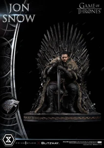 GAME of THRONES: JON SNOW with THRONE 1/4 STATUE 60 cm PRIME 1 STUDIO – BLITZWAY - Imagen 1 de 22