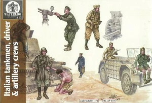 Waterloo 1/72 WWII Italian Tankmen, Drivers and Artillery Crew - Picture 1 of 1