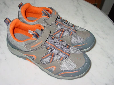 Merrell Trail Chaser Senderismo Gunsmoke/Naranja MY57109 ¡Zapatos de Senderismo Juvenil! Talla 6M Foto 1 de 4